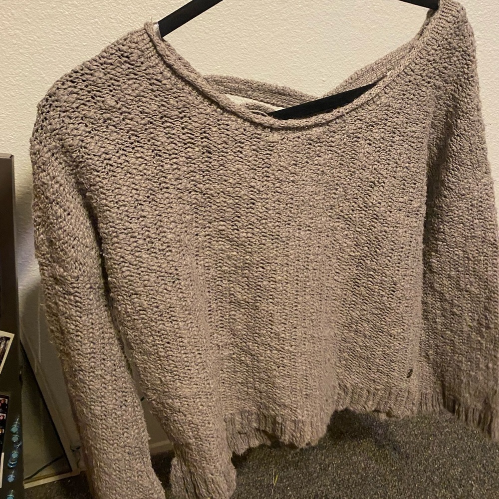 ✨grey roxy sweater 🤍